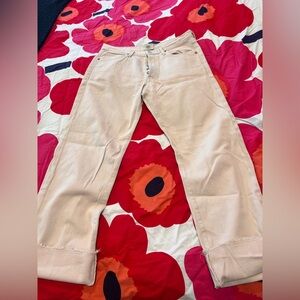 Citizens of Humanity Dusty Pink Parker High Waist Crop Cuff Jeans